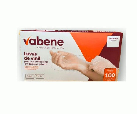Luva de Vinil sem pó - Vabene