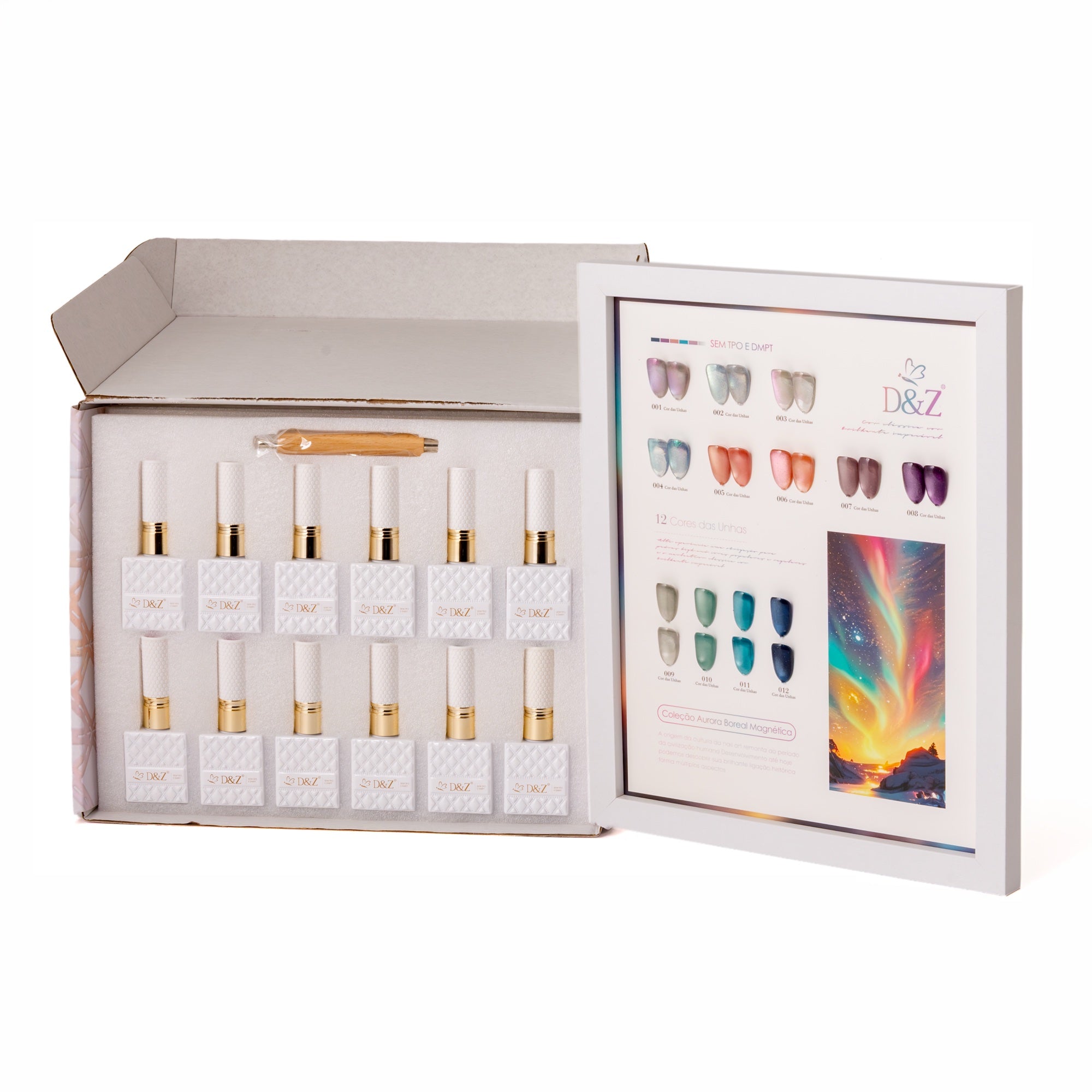 Kit Esmaltes D&Z 12 Magnético